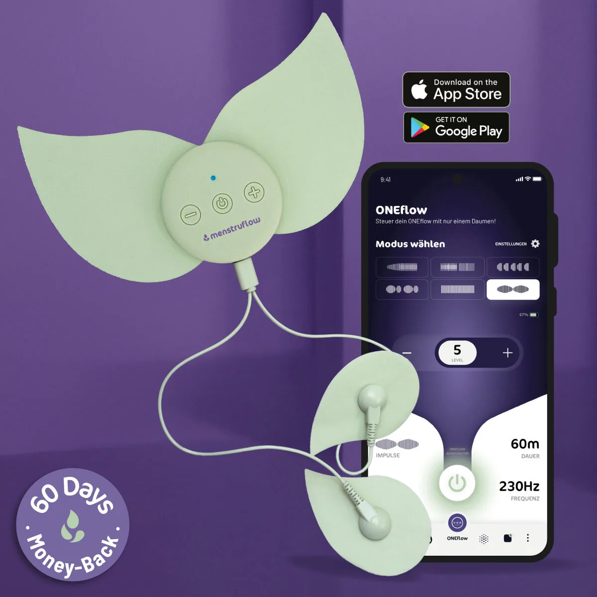 Menstruflow – Hauptansicht aus dem Founders Bay Accelerator-Programm
